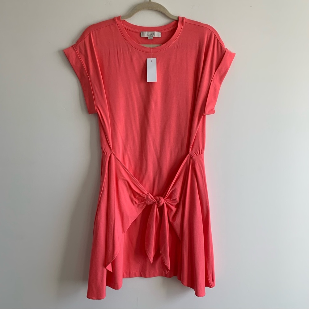 Loft Sarong Mini Tee Dress